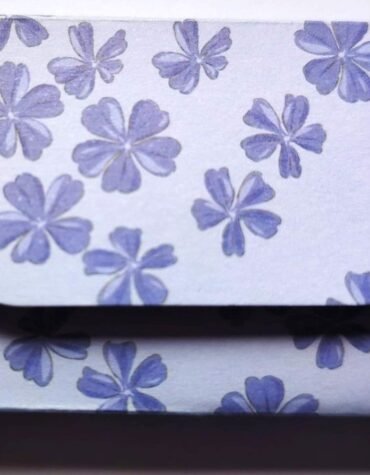 Mini Sticky Notes - Lilac Flowers