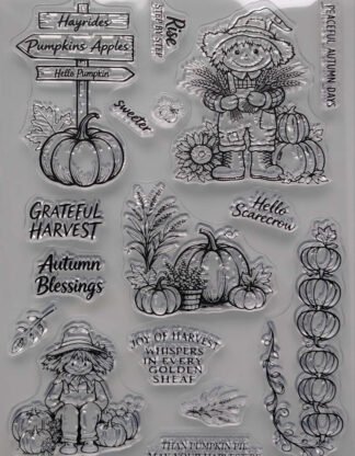 Set of 16 Hello Scarecrow